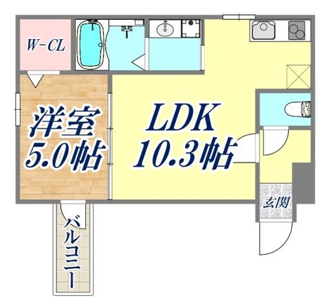 フジパレス尼崎常光寺の物件間取画像